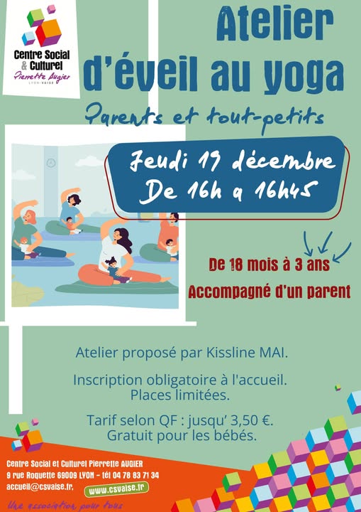 Atelier d'éveil au yoga pour les tout-petits